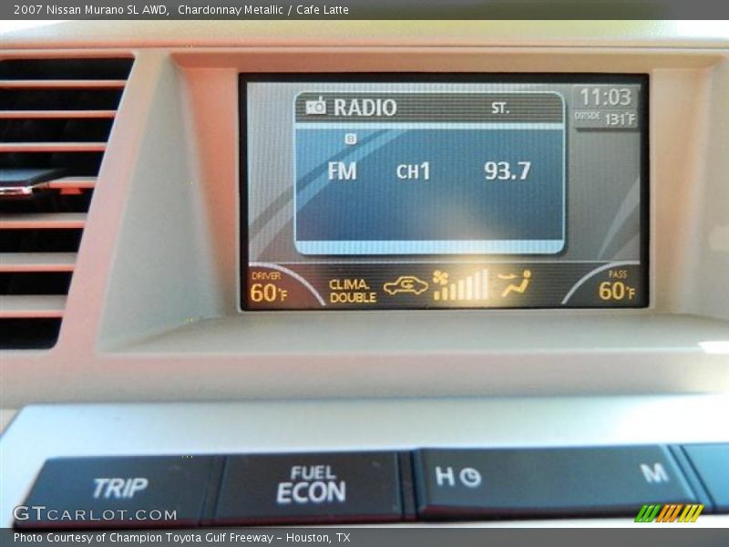 Chardonnay Metallic / Cafe Latte 2007 Nissan Murano SL AWD