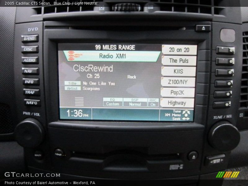 Blue Chip / Light Neutral 2005 Cadillac CTS Sedan