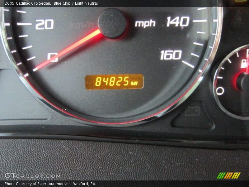 Blue Chip / Light Neutral 2005 Cadillac CTS Sedan