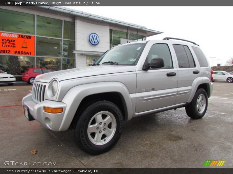 Bright Silver Metallic / Taupe 2003 Jeep Liberty Limited