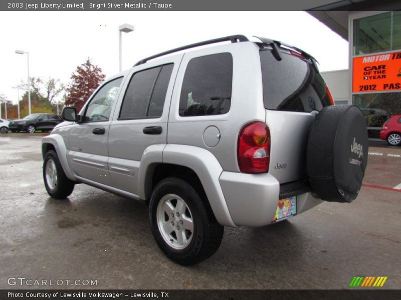 Bright Silver Metallic / Taupe 2003 Jeep Liberty Limited