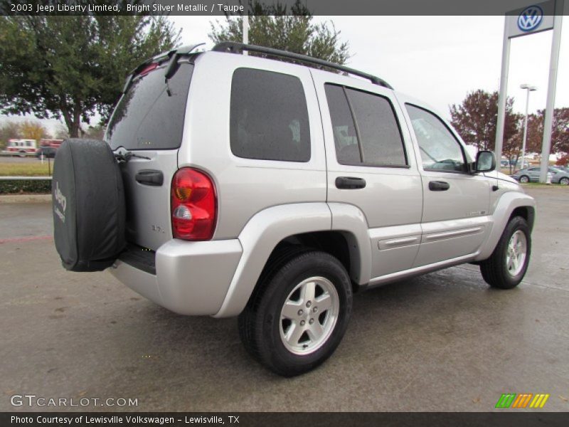 Bright Silver Metallic / Taupe 2003 Jeep Liberty Limited
