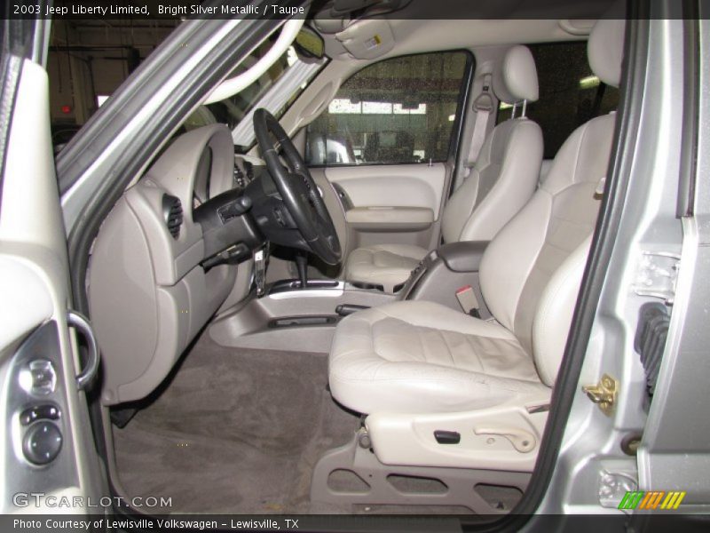 Bright Silver Metallic / Taupe 2003 Jeep Liberty Limited