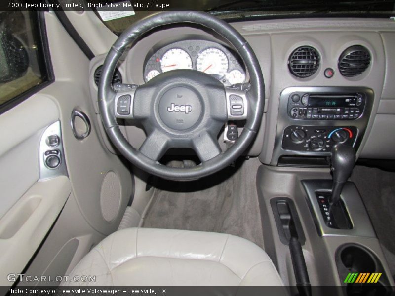 Bright Silver Metallic / Taupe 2003 Jeep Liberty Limited