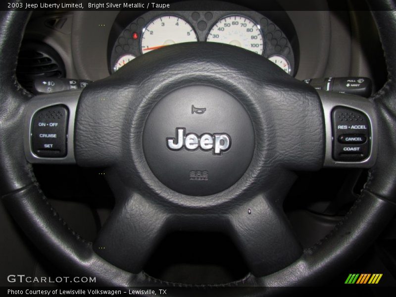 Bright Silver Metallic / Taupe 2003 Jeep Liberty Limited
