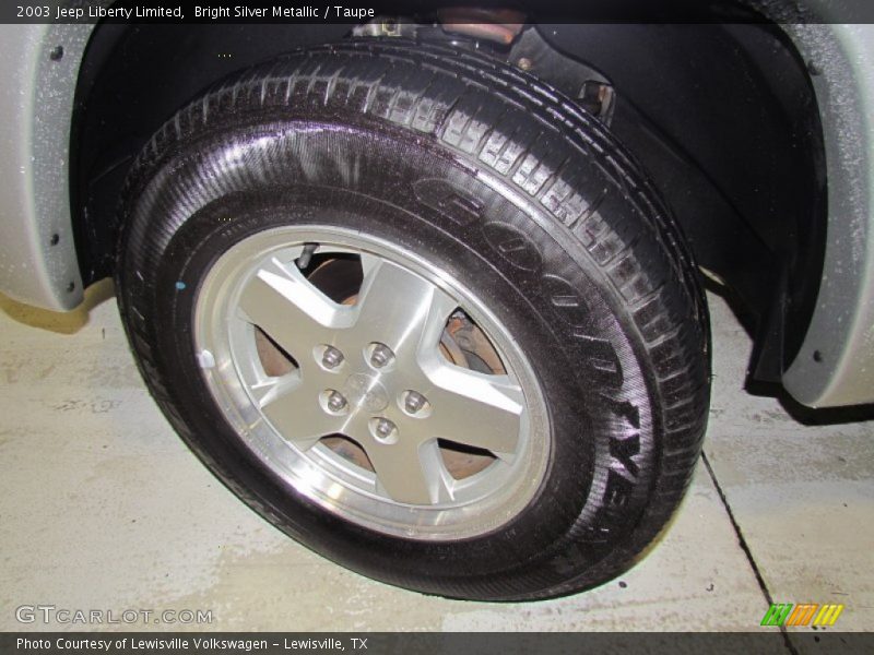 Bright Silver Metallic / Taupe 2003 Jeep Liberty Limited