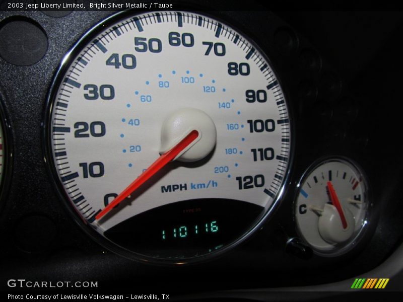 Bright Silver Metallic / Taupe 2003 Jeep Liberty Limited