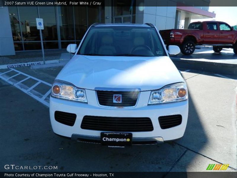 Polar White / Gray 2007 Saturn VUE Green Line Hybrid