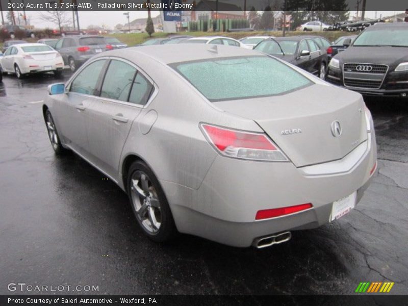 Palladium Silver Metallic / Ebony 2010 Acura TL 3.7 SH-AWD