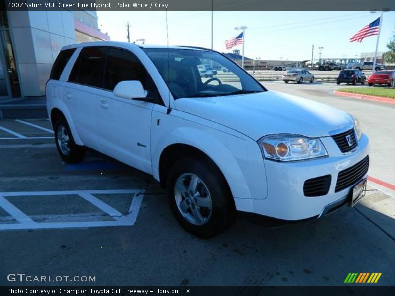 Polar White / Gray 2007 Saturn VUE Green Line Hybrid