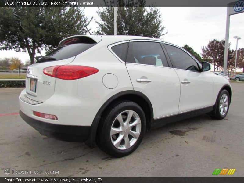 Moonlight White / Wheat 2010 Infiniti EX 35 AWD