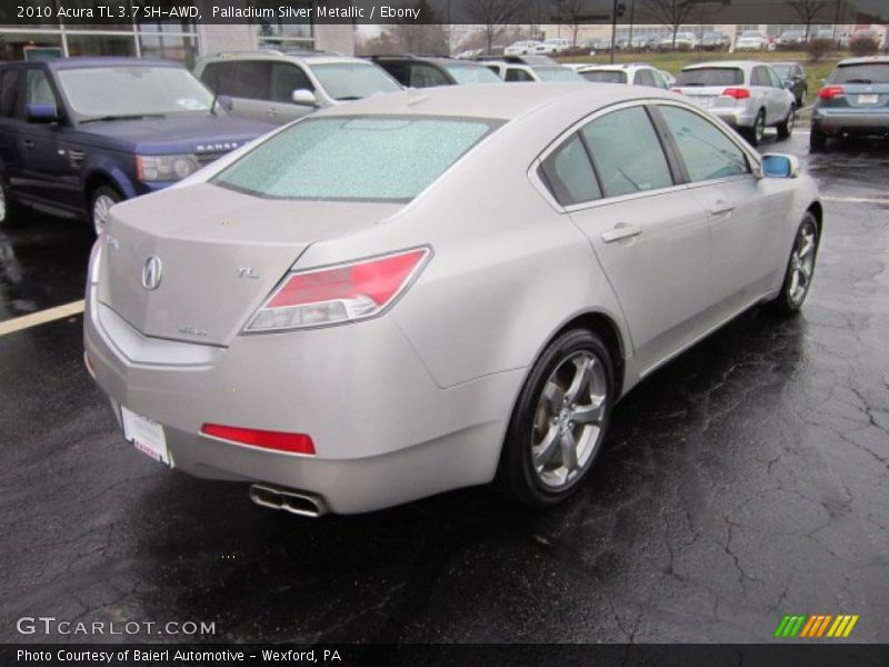 Palladium Silver Metallic / Ebony 2010 Acura TL 3.7 SH-AWD