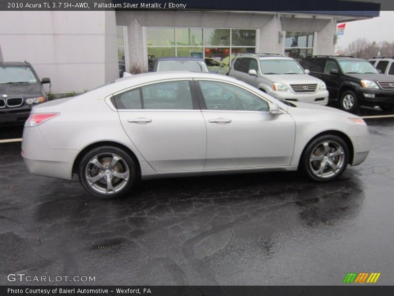 Palladium Silver Metallic / Ebony 2010 Acura TL 3.7 SH-AWD