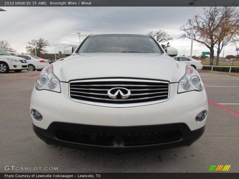 Moonlight White / Wheat 2010 Infiniti EX 35 AWD