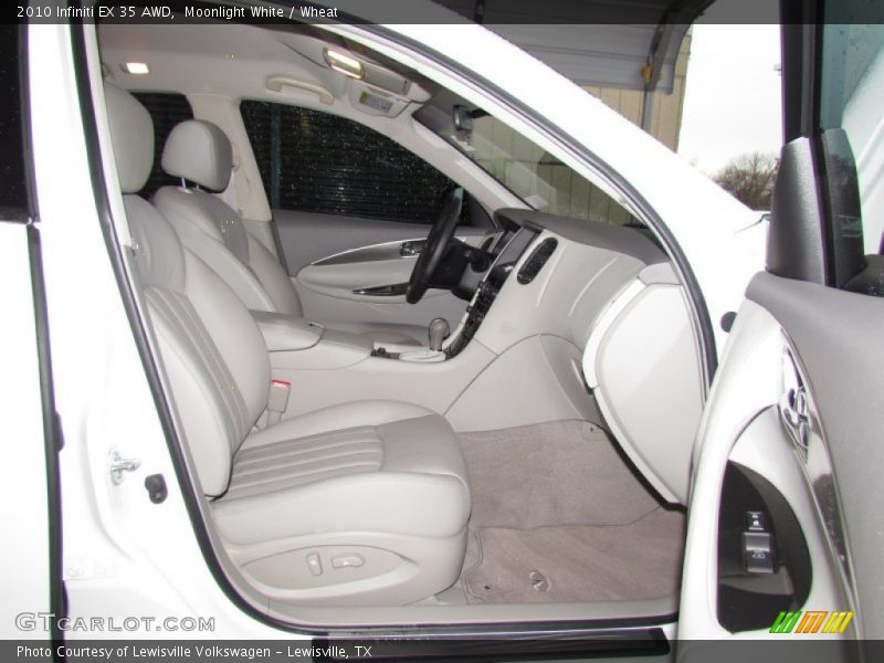 Moonlight White / Wheat 2010 Infiniti EX 35 AWD