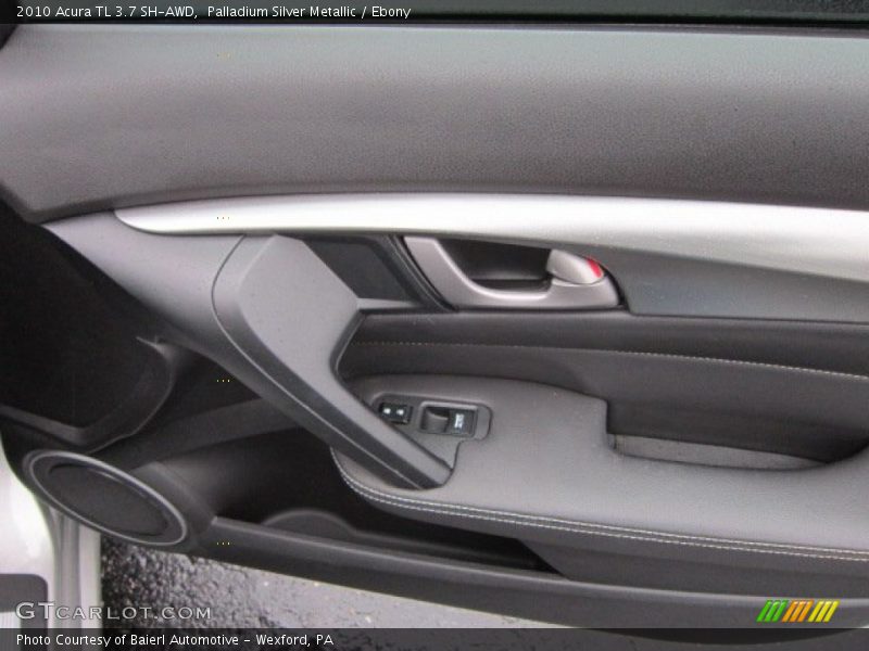 Palladium Silver Metallic / Ebony 2010 Acura TL 3.7 SH-AWD