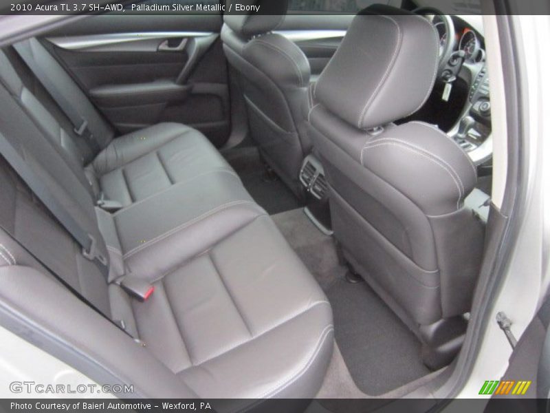 Palladium Silver Metallic / Ebony 2010 Acura TL 3.7 SH-AWD