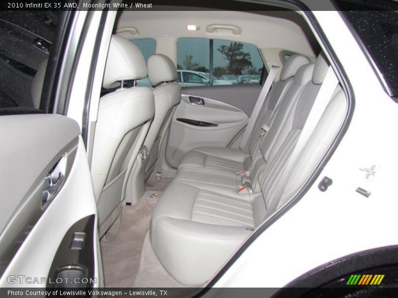 Moonlight White / Wheat 2010 Infiniti EX 35 AWD