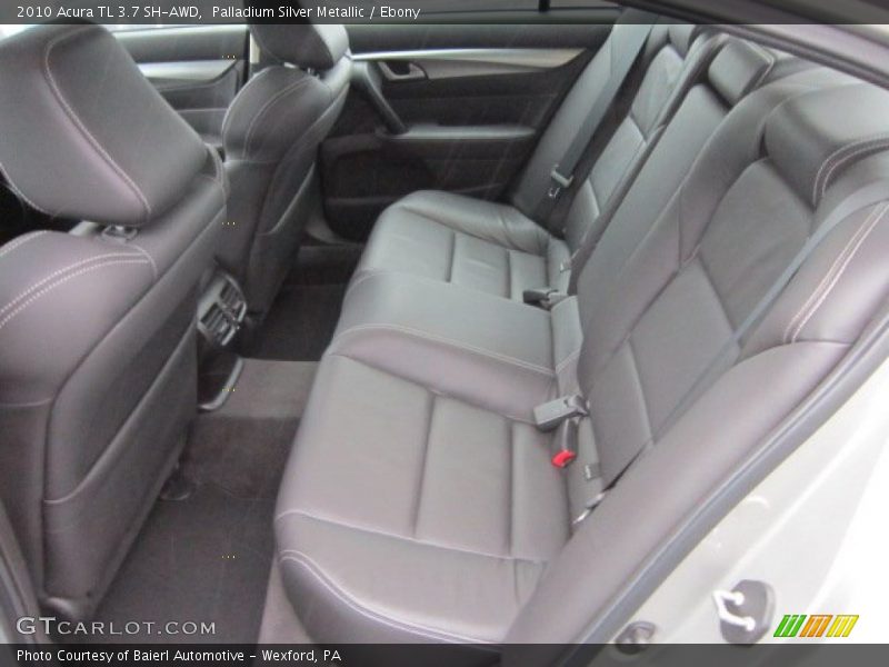 Palladium Silver Metallic / Ebony 2010 Acura TL 3.7 SH-AWD