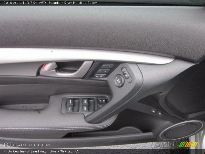 Palladium Silver Metallic / Ebony 2010 Acura TL 3.7 SH-AWD