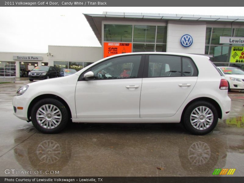 Candy White / Titan Black 2011 Volkswagen Golf 4 Door