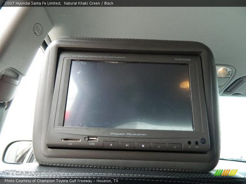 Natural Khaki Green / Black 2007 Hyundai Santa Fe Limited
