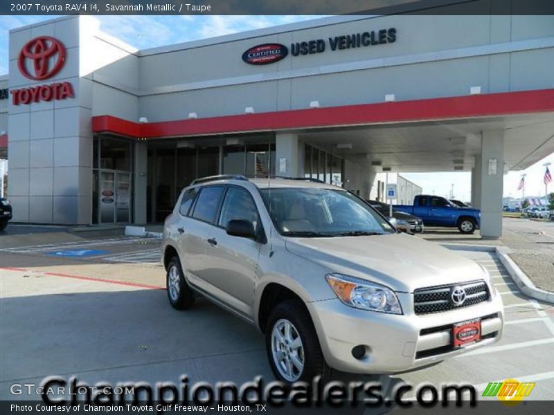 Savannah Metallic / Taupe 2007 Toyota RAV4 I4