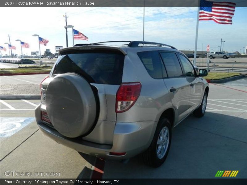 Savannah Metallic / Taupe 2007 Toyota RAV4 I4