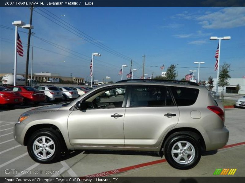 Savannah Metallic / Taupe 2007 Toyota RAV4 I4