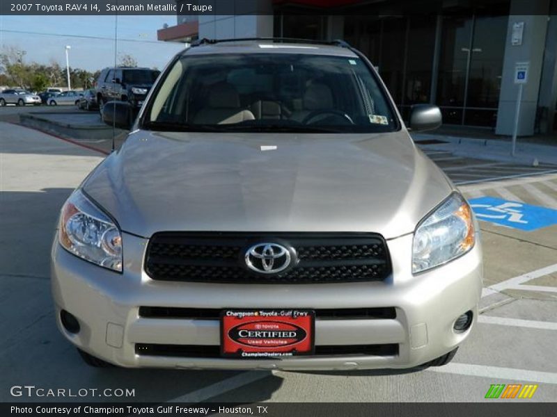 Savannah Metallic / Taupe 2007 Toyota RAV4 I4