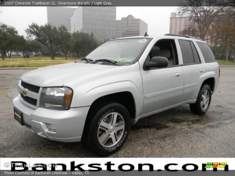 Silverstone Metallic / Light Gray 2007 Chevrolet TrailBlazer LS