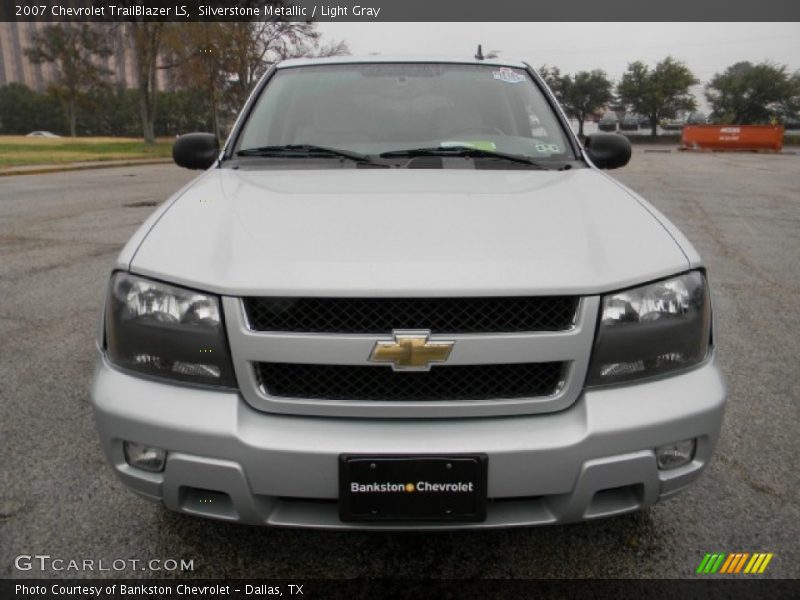 Silverstone Metallic / Light Gray 2007 Chevrolet TrailBlazer LS