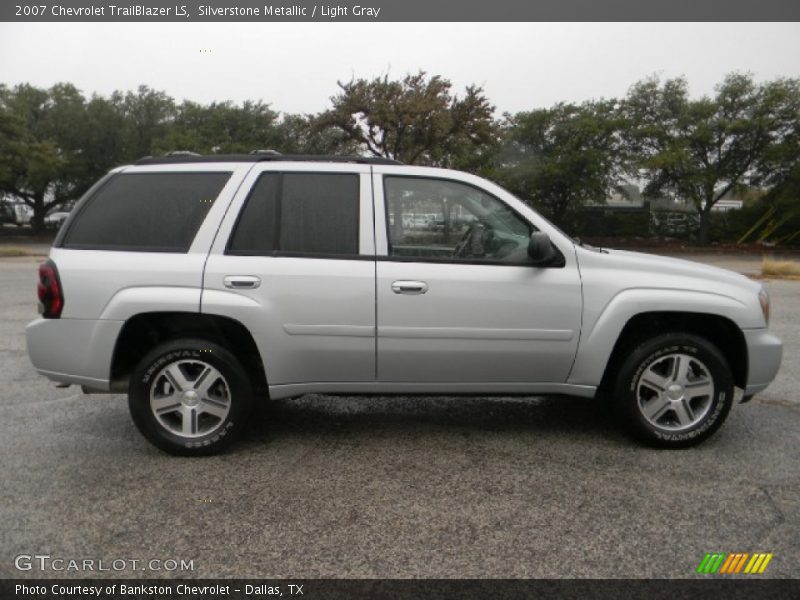 Silverstone Metallic / Light Gray 2007 Chevrolet TrailBlazer LS