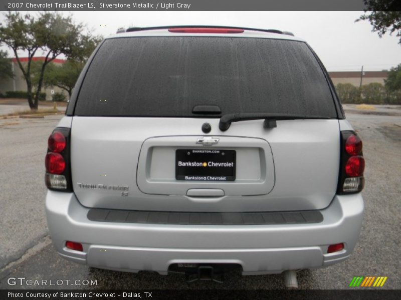 Silverstone Metallic / Light Gray 2007 Chevrolet TrailBlazer LS