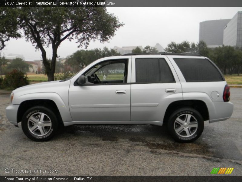 Silverstone Metallic / Light Gray 2007 Chevrolet TrailBlazer LS