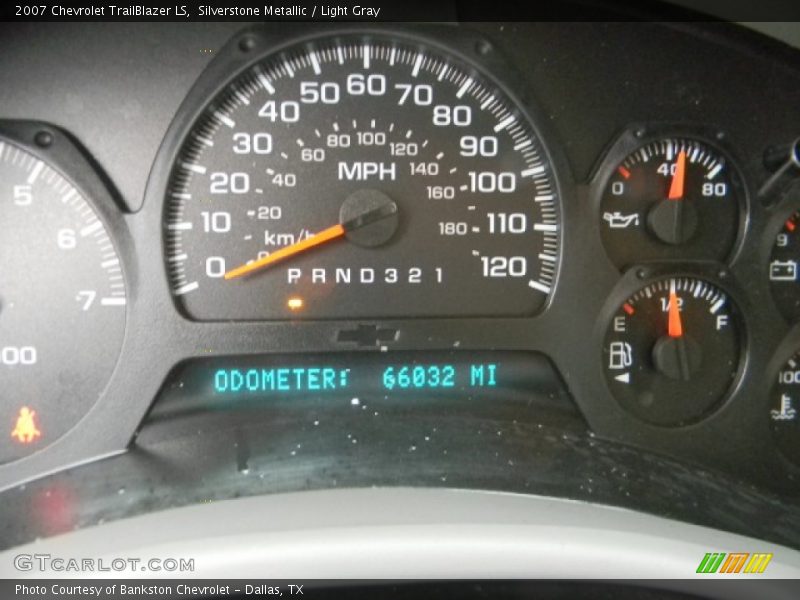 Silverstone Metallic / Light Gray 2007 Chevrolet TrailBlazer LS