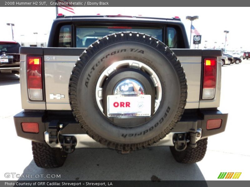 Graystone Metallic / Ebony Black 2008 Hummer H2 SUT