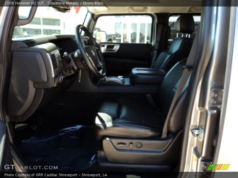 Graystone Metallic / Ebony Black 2008 Hummer H2 SUT