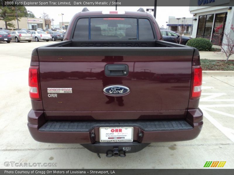 Dark Cherry Metallic / Stone 2008 Ford Explorer Sport Trac Limited