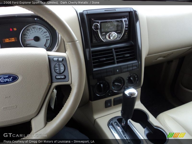 Dark Cherry Metallic / Stone 2008 Ford Explorer Sport Trac Limited