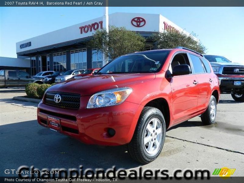 Barcelona Red Pearl / Ash Gray 2007 Toyota RAV4 I4