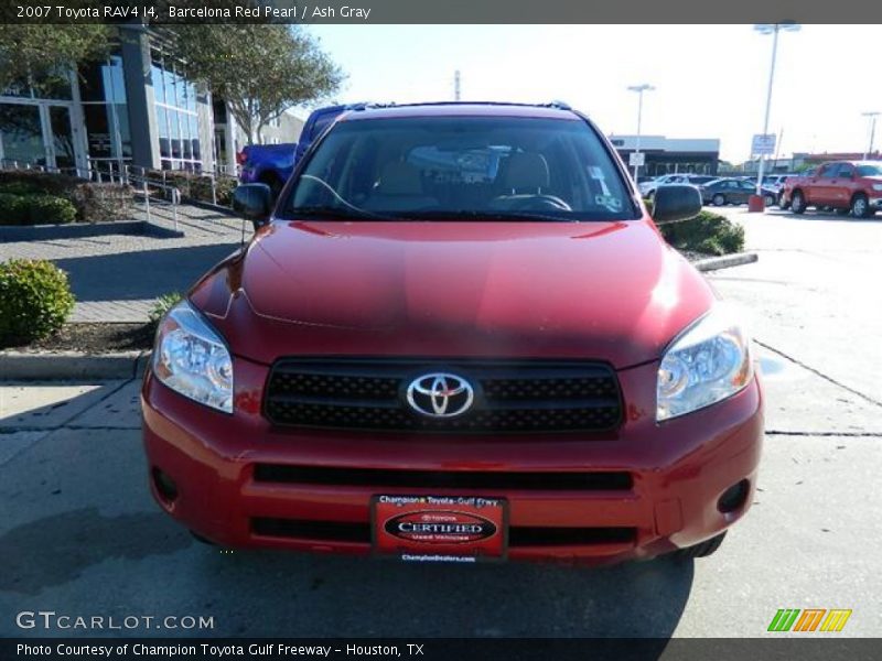 Barcelona Red Pearl / Ash Gray 2007 Toyota RAV4 I4
