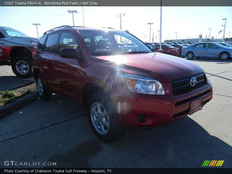 Barcelona Red Pearl / Ash Gray 2007 Toyota RAV4 I4