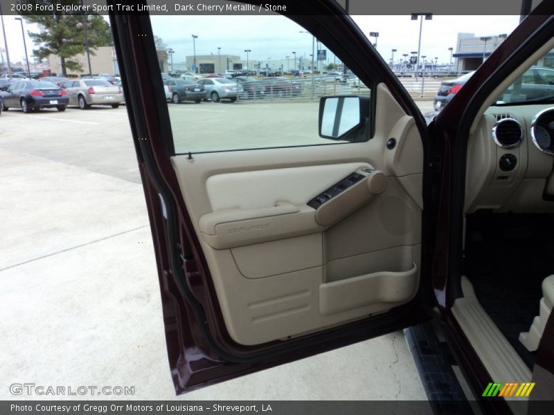 Dark Cherry Metallic / Stone 2008 Ford Explorer Sport Trac Limited