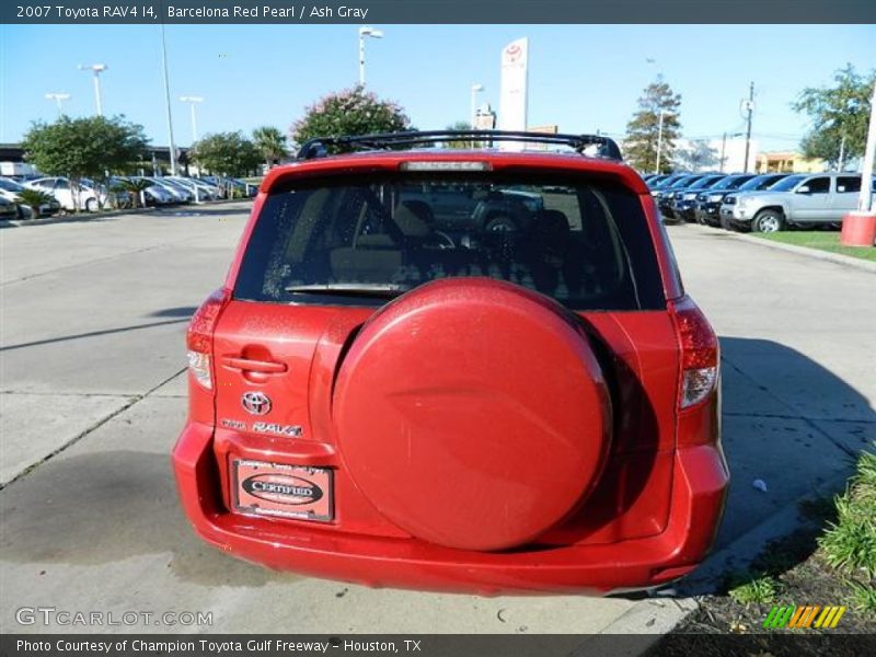 Barcelona Red Pearl / Ash Gray 2007 Toyota RAV4 I4