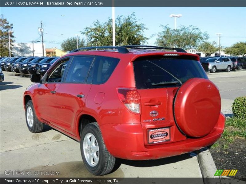Barcelona Red Pearl / Ash Gray 2007 Toyota RAV4 I4