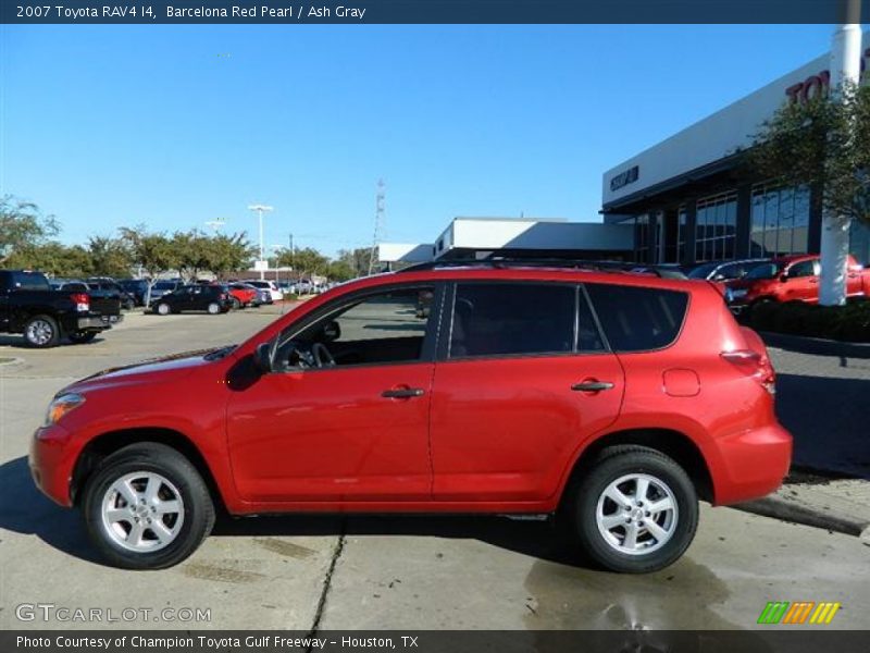 Barcelona Red Pearl / Ash Gray 2007 Toyota RAV4 I4