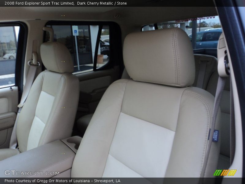 Dark Cherry Metallic / Stone 2008 Ford Explorer Sport Trac Limited