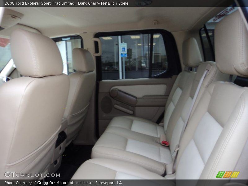 Dark Cherry Metallic / Stone 2008 Ford Explorer Sport Trac Limited