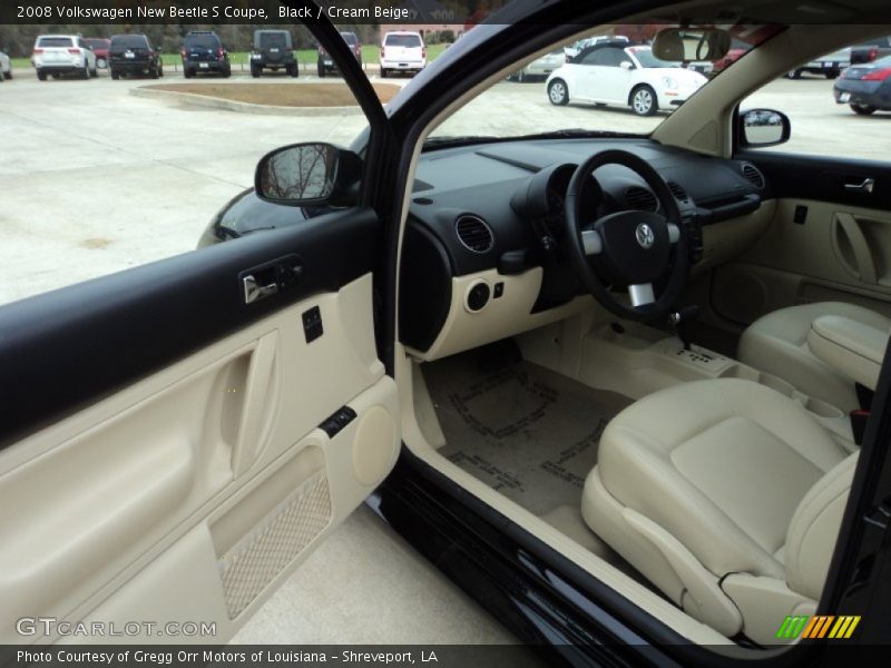  2008 New Beetle S Coupe Cream Beige Interior